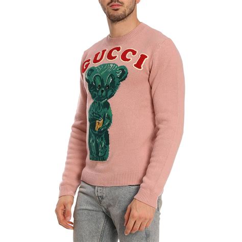 gucci pink and yellow sweater|Shop Pink Gucci Online .